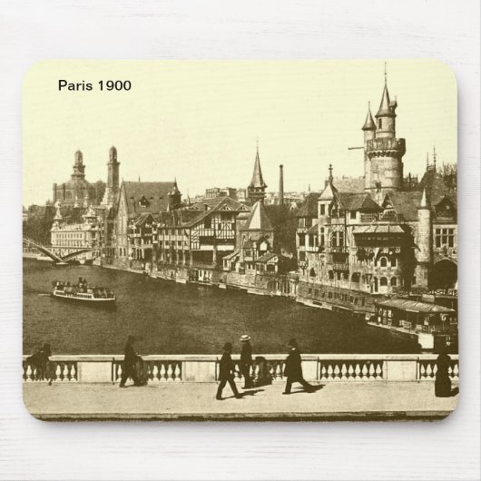 Parijs 1900 Mousepad Muismat (Voorkant)