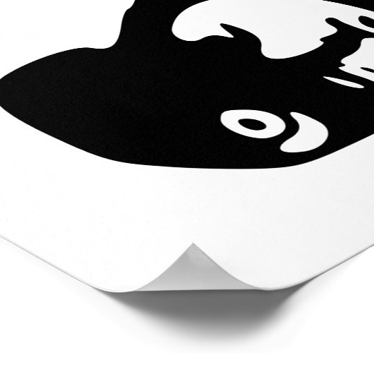 Parijs 1968 Student Graffiti - Engel uitroeien Poster (Hoek)