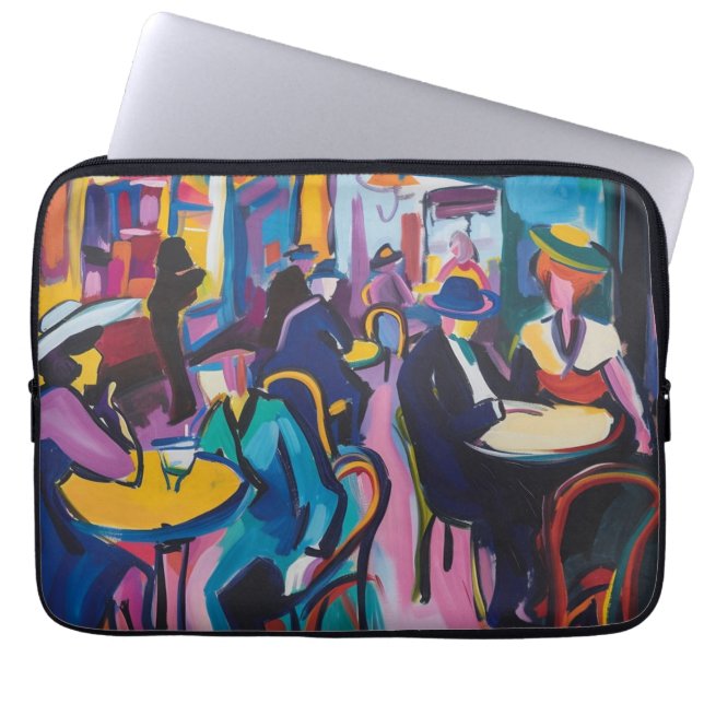 Parijs, 1973 laptop sleeve (Voorkant)