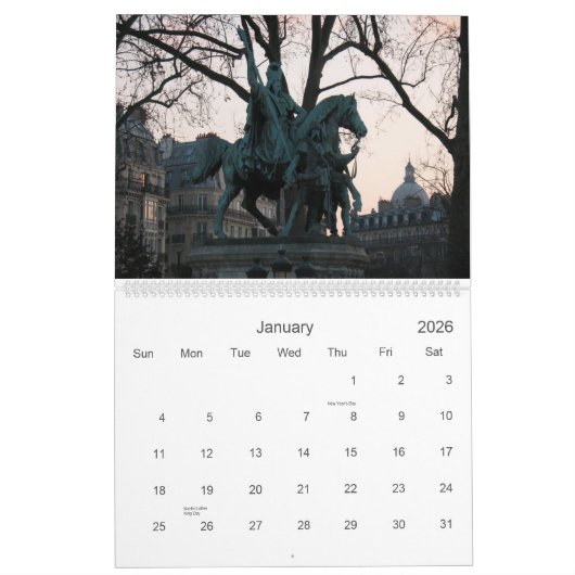 Parijs 2014 kalender (Jan 2026)