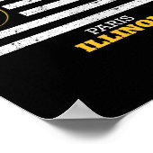 Parijs 2024 Zonsverduistering 2024 040824 Verduist Poster (Hoek)