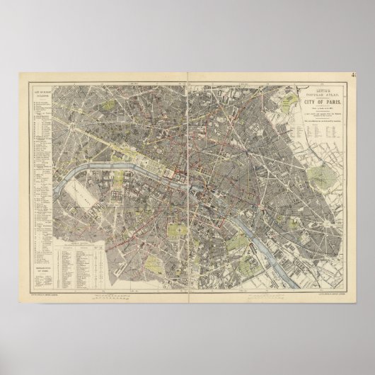 Parijs 4 poster (Voorkant)