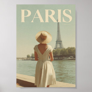 Parijs 50s vintage poster