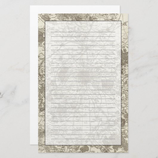 Parijs 5 briefpapier (Voorkant / Achterkant)