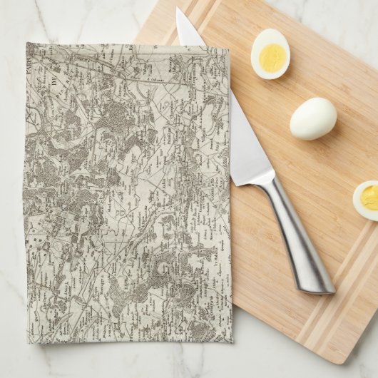 Parijs 5 theedoek (Quarter Fold)