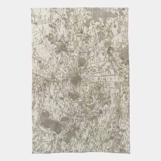 Parijs 5 theedoek (Verticaal)