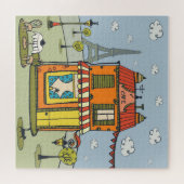 Parijs a France Cafe Puzzle Legpuzzel (Horizontaal)