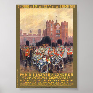 Parijs à Londres Vintage Poster 1914