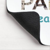 Parijs aantrekkelijk meer Parijs alsjeblieft blauw Muismat (Hoek)