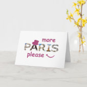 Parijs aantrekkingskracht meer Parijs alsjeblieft  Kaart (Gele Bloem)