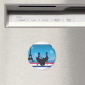 Parijs achtergrond magneet (Insitu (Vaatwasser))