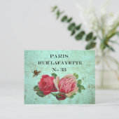  Parijs Adres Briefkaarten (Staand voorkant)