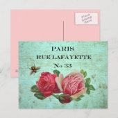  Parijs Adres Briefkaarten (Voorkant / Achterkant)