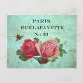  Parijs Adres Briefkaarten (Voorkant)