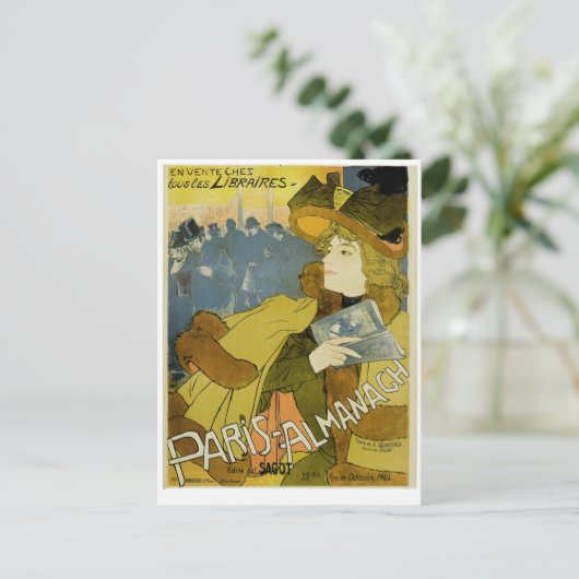 Parijs-Almanach Briefkaart (Staand voorkant)