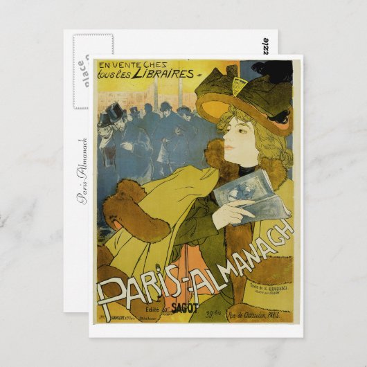 Parijs-Almanach Briefkaart (Voorkant / Achterkant)