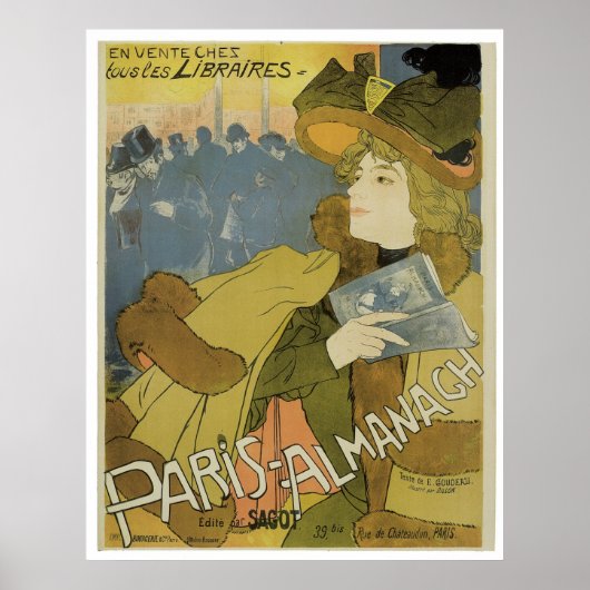 Parijs- Almanach Poster (Voorkant)