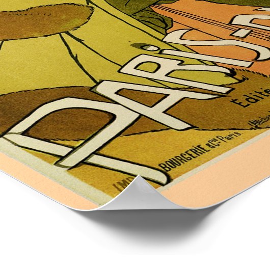 Parijs-Almanach Poster (Hoek)