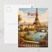 Parijs Ansichtkaart Briefkaart (Voorkant / Achterkant)
