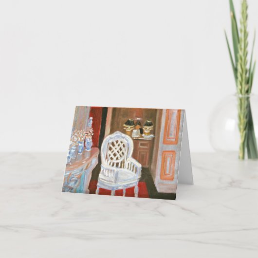 PARIJS ANTIEK WINKEL NOTECARD KAART (Voorkant)