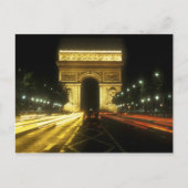 Parijs - Arc de Triomphe - Briefkaart (Voorkant)