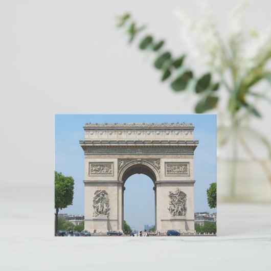 Parijs - Arc de Triomphe - Briefkaart (Staand voorkant)