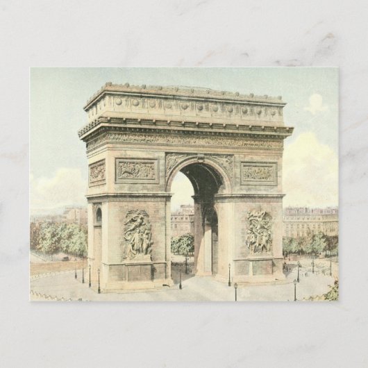 Parijs, Arc DE Triomphe Briefkaart (Voorkant)