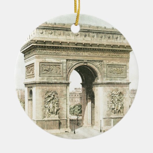 Parijs, Arc de Triomphe Keramisch Ornament (Voorkant)