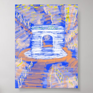 Parijs Arc de Triomphe Poster