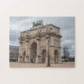 Parijs Arc du Carrousel uitzicht puzzel (Horizontaal)