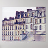 Parijs Architecture | Hoogste dakgebouw Poster (Voorkant)