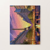 Parijs Art 2 Skyline Art fotopuzzels Parijs Frankr Legpuzzel (Verticaal)