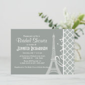 Parijs; Asgrijs Marokkaans Quatrefoil Kaart (Staand voorkant)