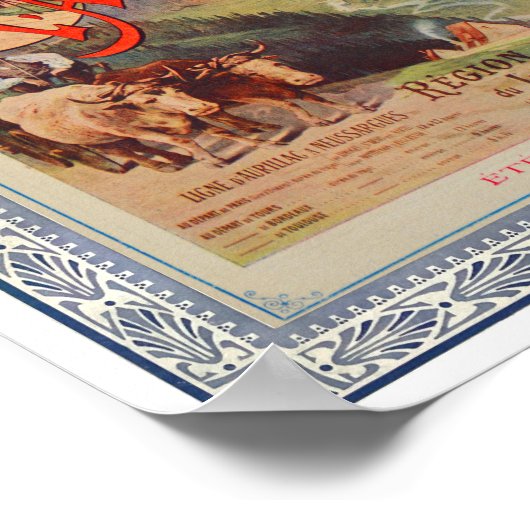  PARIJS AUVERGNE FRANKRIJK PRINT (Hoek)