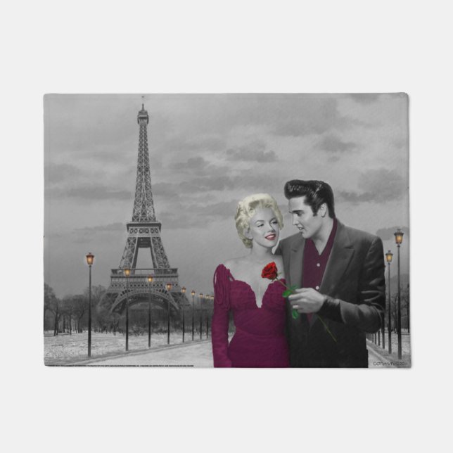 Parijs B&W 2 Deurmat (Voorkant)