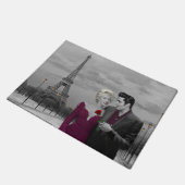 Parijs B&W 2 Deurmat (Schuin)