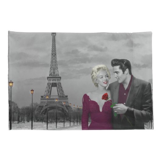 Parijs B&W 2 Kussensloop (Achterkant-Rechts)