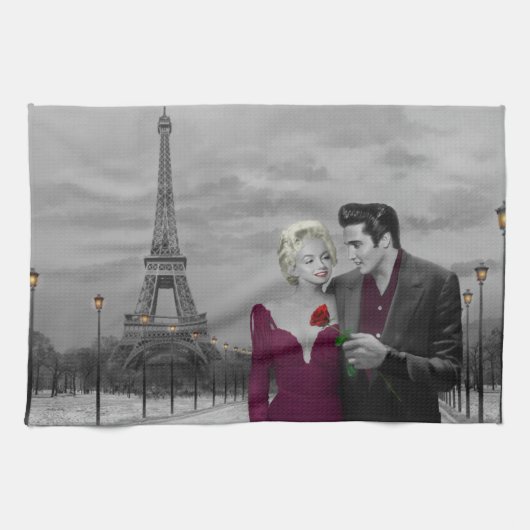 Parijs B&W 2 Theedoek (Horizontaal)