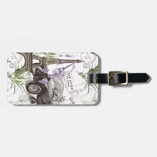  Parijs Bagagelabel (Voorkant horizontaal)