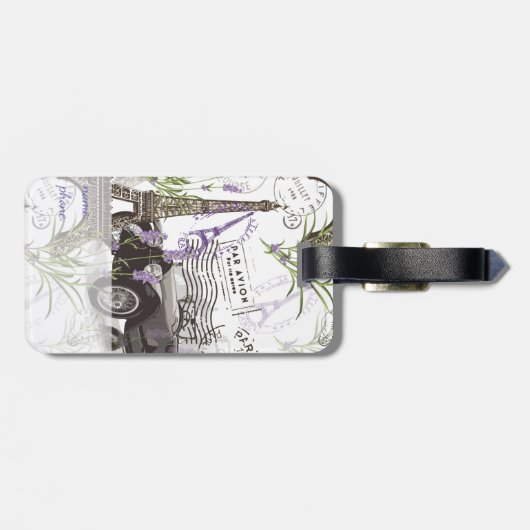  Parijs Bagagelabel (Achterkant horizontaal)