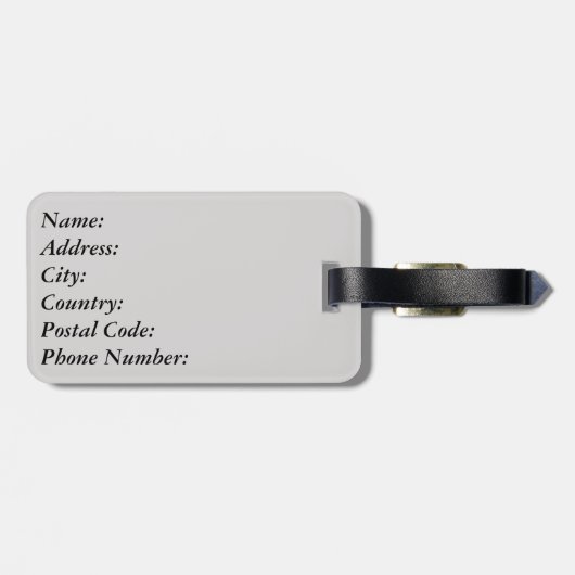 Parijs Bagagelabel (Achterkant horizontaal)