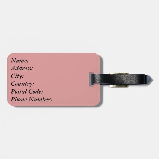 Parijs Bagagelabel (Achterkant horizontaal)