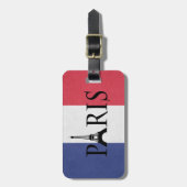 Parijs Bagagelabel (Voorkant verticaal)