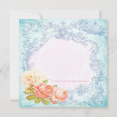 Parijs Ballerina Baby shower Kaart (Achterkant)