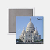 Parijs - Basiliek van �-Hart Magneet (Voorkant / Achterkant)