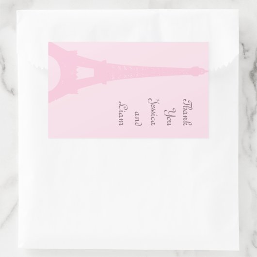  Parijs Bedankt Sticker (Tas)