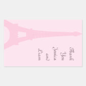  Parijs Bedankt Sticker (Voorkant)