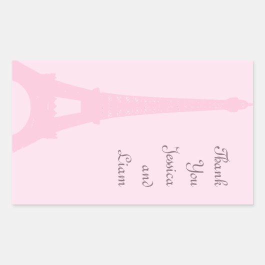  Parijs Bedankt Sticker (Voorkant)