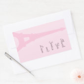  Parijs Bedankt Sticker (Envelop)