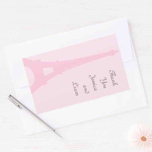  Parijs Bedankt Sticker (Envelop)